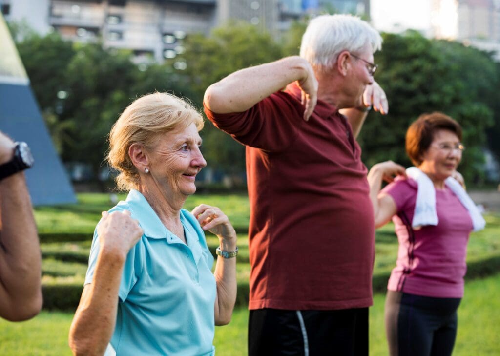 Senior adult exercise